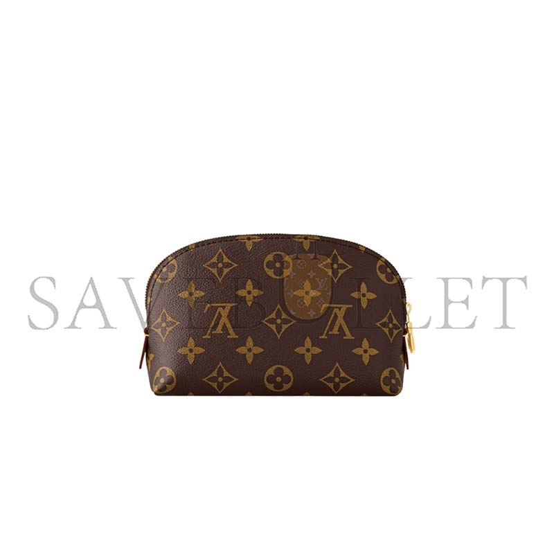 LOUIS VUITTON MURAKAMI X TAKASHI MURAKAMI CHERRY COSMETIC POUCH BROWN MONOGRAM GOLD HARDWARE M13766 (17*12*6cm)